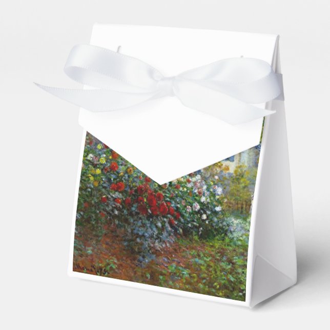 Caja Para Regalos Romántico Boda Primavera Viejo Jardín Monet (Front Side)