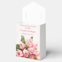 Caja Para Regalos Romántico Bouquet Rosa Rosa