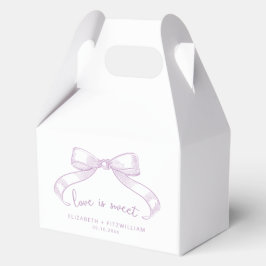 Caja Para Regalos Romántico Bow | El amor de Lilac es dulce