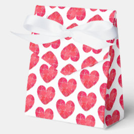 Caja Para Regalos Rompecabezas del amor resuelto, corazones de rompe
