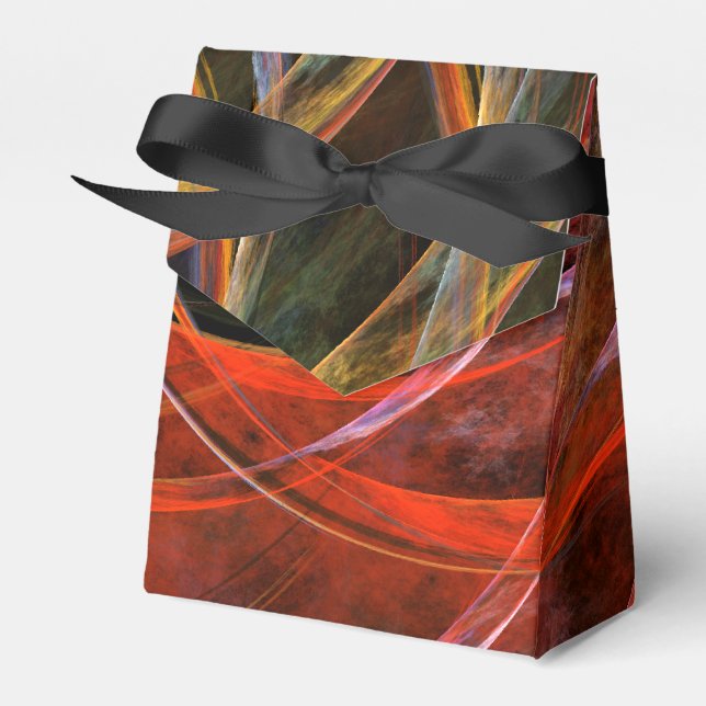 Caja Para Regalos Rompiendo el arte abstracto del círculo (Front Side)
