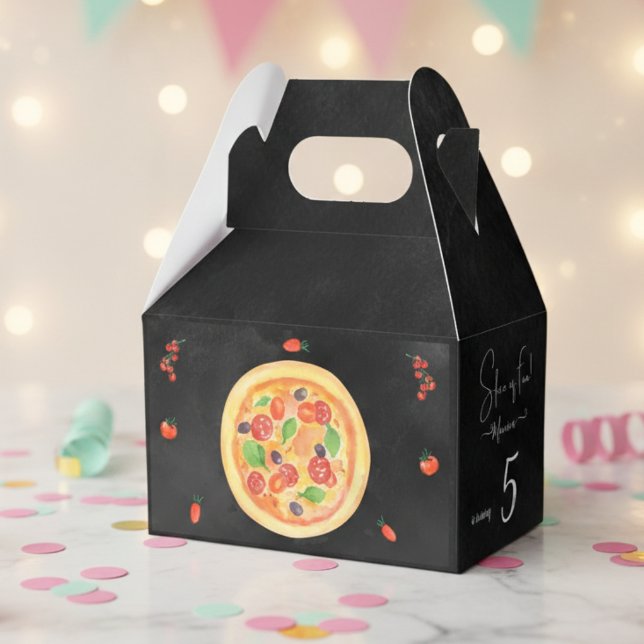 Caja Para Regalos Ropa de diversión, cumpleaños de pizza (Subido por el creador)