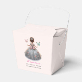 Caja Para Regalos Ropa de plata rosa vestido Fairytale fiesta de cum