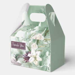 Caja Para Regalos Rosa acuarela, Lily, Magnolia