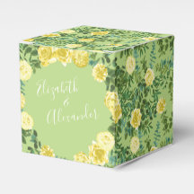 Rosa amarillo claro y verde pálido Boda floral