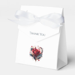 Caja Para Regalos Rosa-Boda con forma de corazón moderno Gracias
