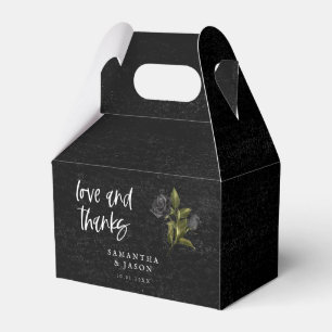 Caja Para Regalos Rosa Boda Rústico Gótico