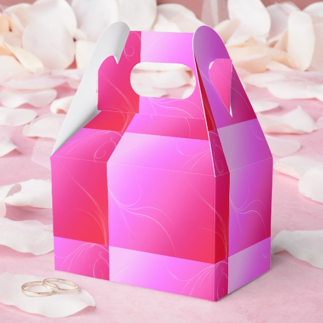 Caja Para Regalos Rosa caliente (Boda)