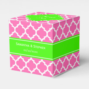 Caja Para Regalos Rosa Caliente2 Qué Marroquí #5 Lime Nombre Verde M