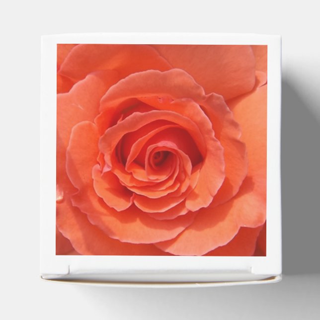 Caja Para Regalos Rosa de color (Parte superior)