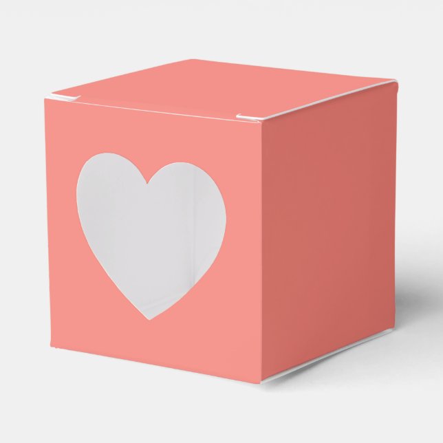 Caja Para Regalos Rosa de coral (Anverso)