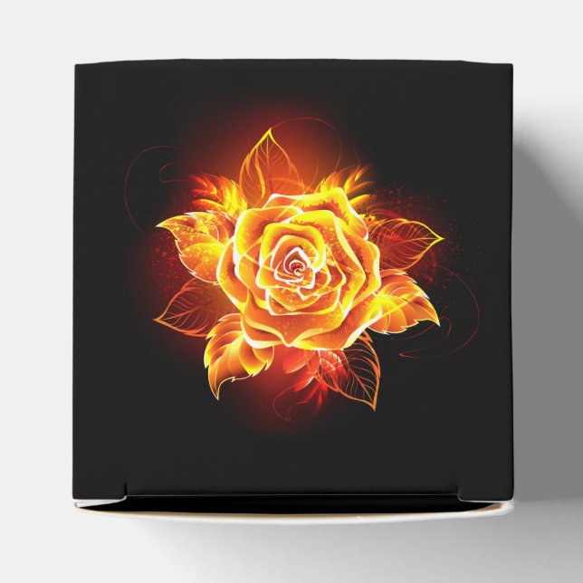 Caja Para Regalos Rosa de incendios en auge (Parte superior)