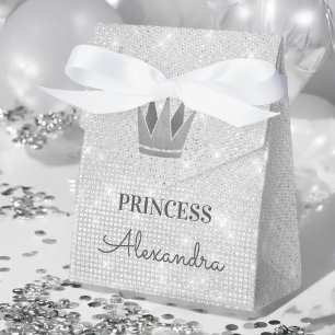 Caja Para Regalos Rosa de la Corona de la Princesa