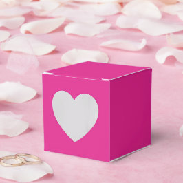 Caja Para Regalos rosa de neón sólido