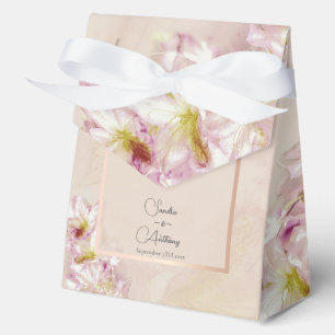 Caja Para Regalos Rosa Gold Azalea Boda