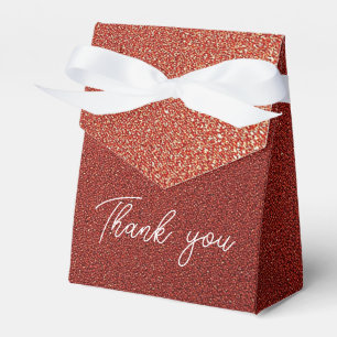 Caja Para Regalos Rosa moderno Purpurina de cobre dorado dulce 16 cu