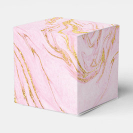 Caja Para Regalos Rosa personalizado Oro Rubor Mármol rosa Regalo bl