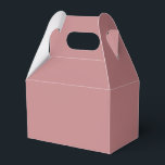 Caja Para Regalos Rosa Polvoriento<br><div class="desc">Una suave y romántica colección de decoración rosa polvoriento, suministros para fiestas y piezas de estilo de vida. Este tono rosa apagado es perfecto para bodas, baby showers, eventos de novia o simplemente para agregar un toque cálido y vintage a tu espacio. Con artículos personalizables como cajas de favores, servilletas,...</div>