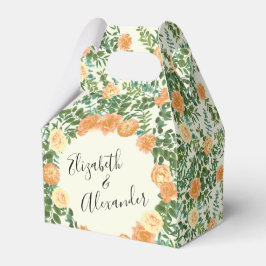 Caja Para Regalos Rosa Vintage de Peach Ivory Boda