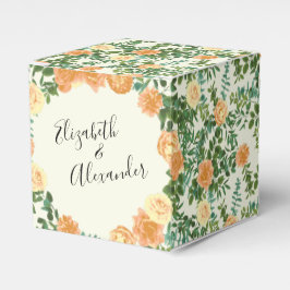 Caja Para Regalos Rosa Vintage de Peach Ivory Boda