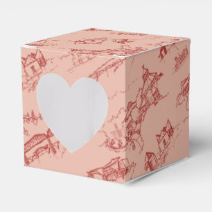 Caja Para Regalos Rosa y rojo de Chattanooga Toile