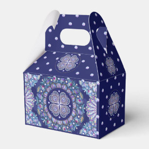 Caja Para Regalos Rosario azul