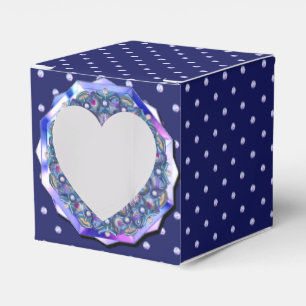 Caja Para Regalos Rosario azul