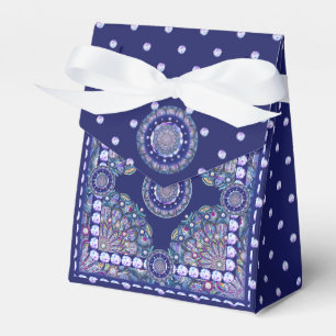 Caja Para Regalos Rosario azul