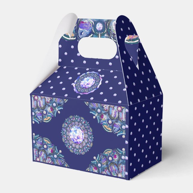 Caja Para Regalos Rosario azul (Front Side)