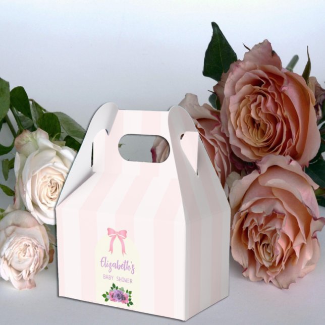 Caja Para Regalos Rosas del jardín rosan Baby Shower (Subido por el creador)