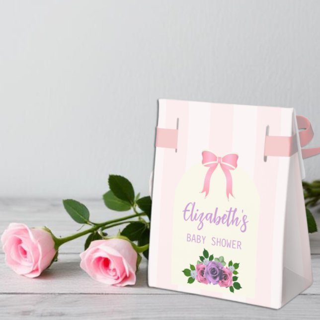 Caja Para Regalos Rosas del jardín rosan Baby Shower (Subido por el creador)