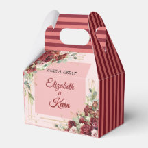 Rosas rojas elegantes 4"w x 2.5"l x 5"h