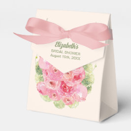 Caja Para Regalos Rosas románticos acuarela ducha de novia
