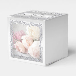 Caja Para Regalos Rosas románticos y diamantes