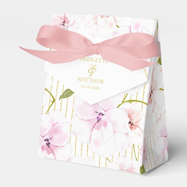 Caja Para Regalos Rosas Rosadas Personalizadas  (Front Side)