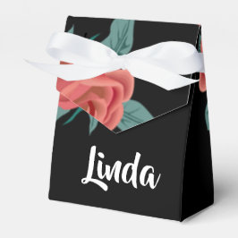 Caja Para Regalos Rosas rosas rosas negras