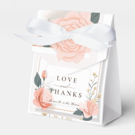 Caja Para Regalos Rosas Suave Rosa