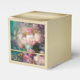 Caja Para Regalos Rosas Vintage Pintados Al Estilo Holandés Antiguo
