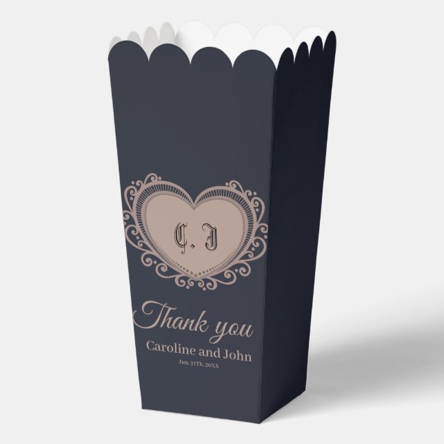 Caja Para Regalos Rosas vintage románticas. (Anverso)