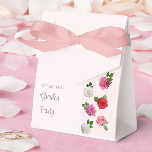 Caja Para Regalos Rose Garden Party Bridal Shower (Boda)