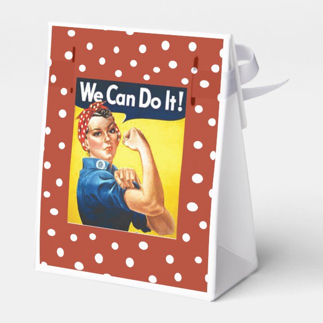Caja Para Regalos Rosie the Riveter (Reverso)