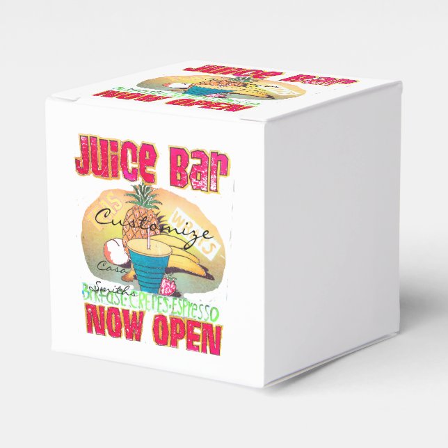 Caja Para Regalos Rótulo de barra de jugo Thunder_Cove (Costado Anverso)