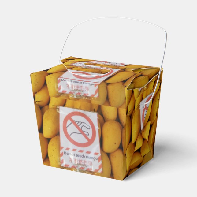 Caja Para Regalos Rótulo gracioso 'No toques mango' (Front Side)