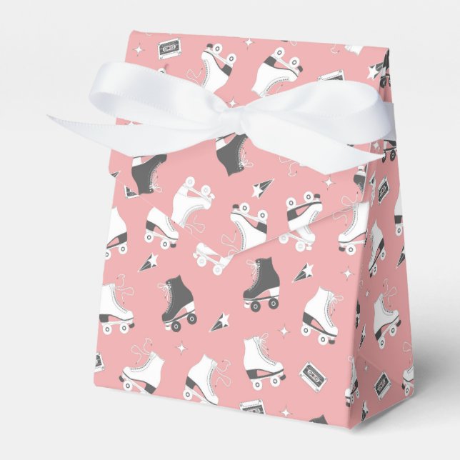 Caja Para Regalos Rótulos retro y cintas de cassette (Front Side)