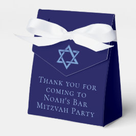 Caja Para Regalos Royal Blue Bar Mitzvah Fiesta Estrella de David