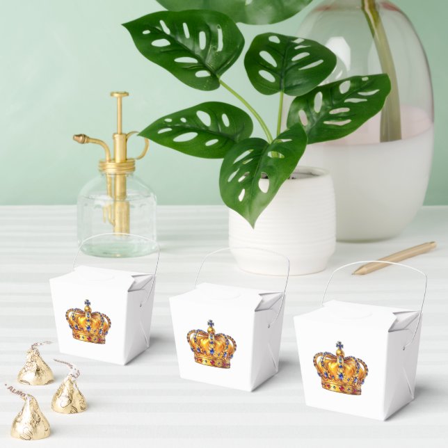 Caja Para Regalos Royal golden crown (Múltiple)