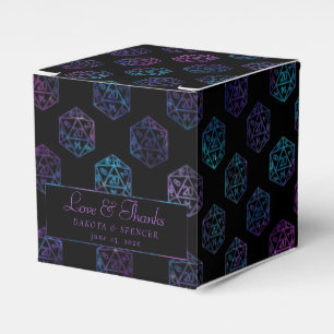 Caja Para Regalos RPG Dice Nebula Fantasy Tabletop Gamer Personali