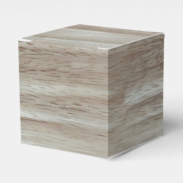 Caja Para Regalos Rubberwood Wood Grain (Costado Anverso)