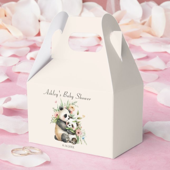 Caja Para Regalos Rubor Pink Teddy Bear Baby Shower (Boda)