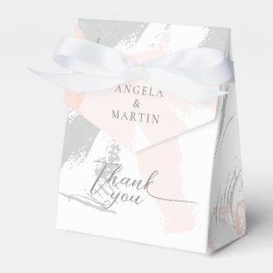 Caja Para Regalos Rubor Sage Watercolor Gracias Boda